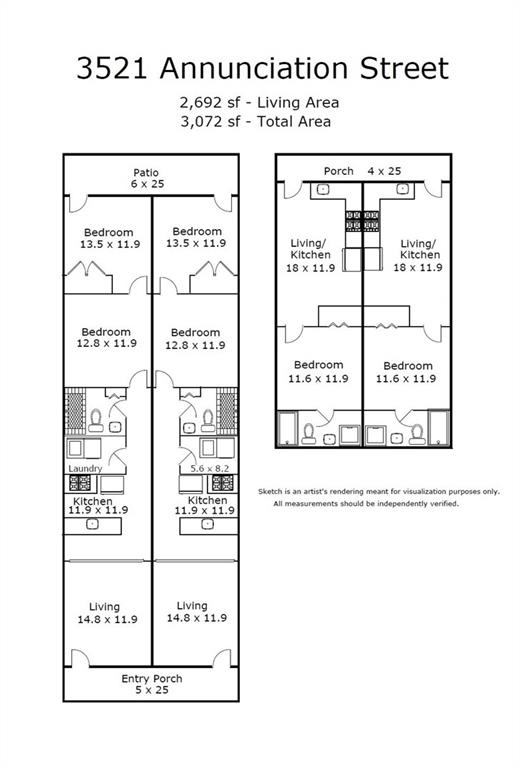 New Orleans, Louisiana 70115, United States, 6 Bedrooms Bedrooms, ,4 BathroomsBathrooms,Residential,Pending,62639