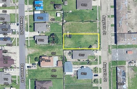 Lot 25, 26, 27 AUGUSTA Street Kenner LA 70065