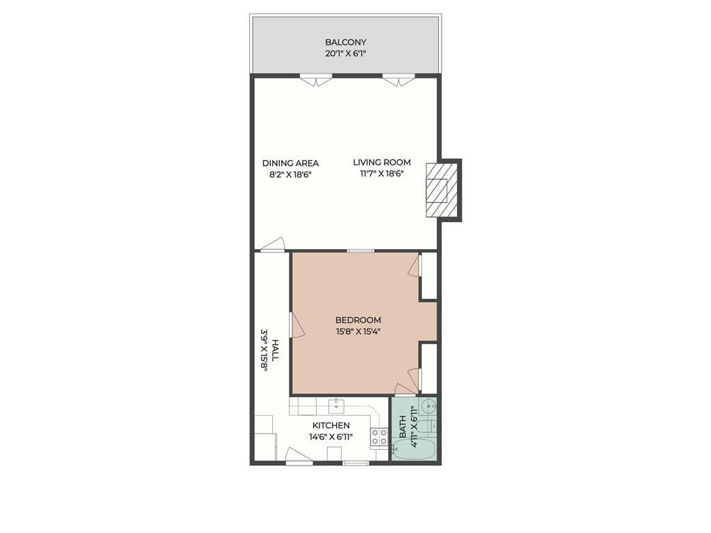 New Orleans, Louisiana 70116, United States, 1 Bedroom Bedrooms, ,1 BathroomBathrooms,Residential,Pending,56092