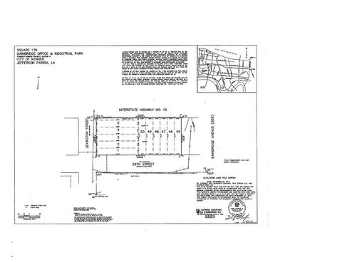 Lots 1-6, 45-50 LEXINGTON Avenue Kenner LA 70062