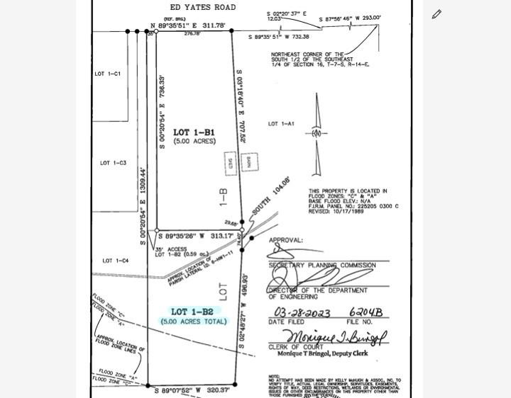 LOT 1-B2 ED YATES Road