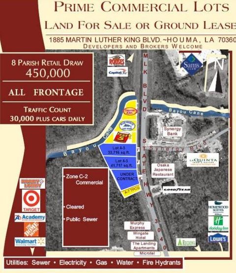 1885 MARTIN LUTHER KING Boulevard Houma LA 70360