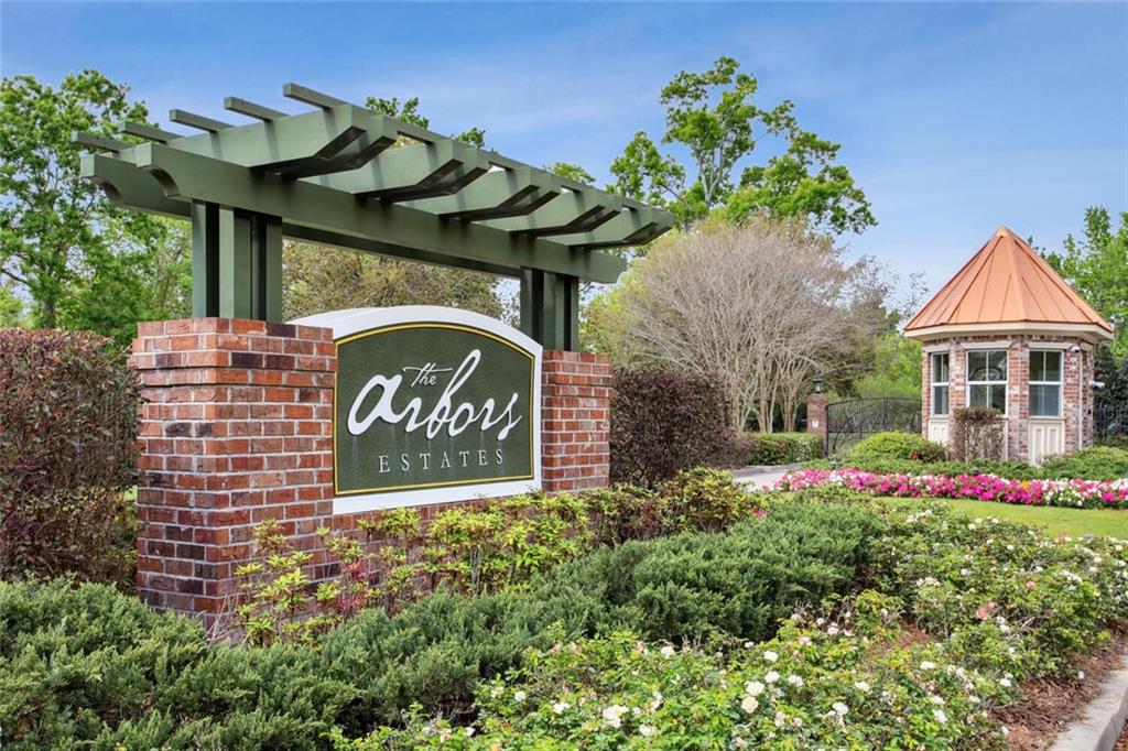 The Arbors Estates is a gated, master planned comm