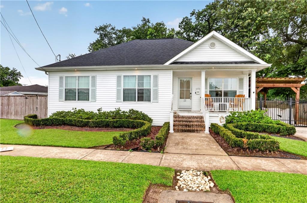Overhead View with double driveway parking