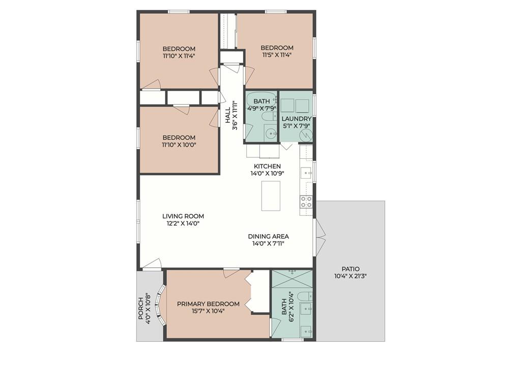 Marrero, Louisiana 70072, United States, 4 Bedrooms Bedrooms, ,2 BathroomsBathrooms,Residential,Pending,61552