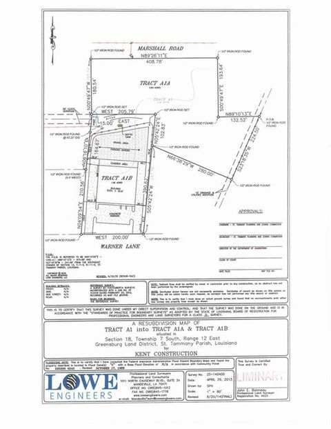 MARSHALL Road Mandeville LA 70471