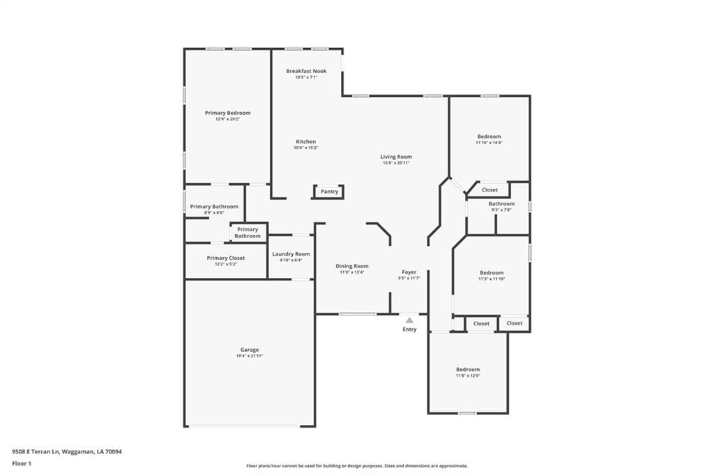Waggaman, Louisiana 70094, United States, 4 Bedrooms Bedrooms, ,2 BathroomsBathrooms,Residential,Active,110077