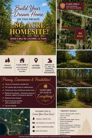 Photo of 60356 S Mill Road Rd, Lacombe, LA 70445 (MLS # NO2569493)