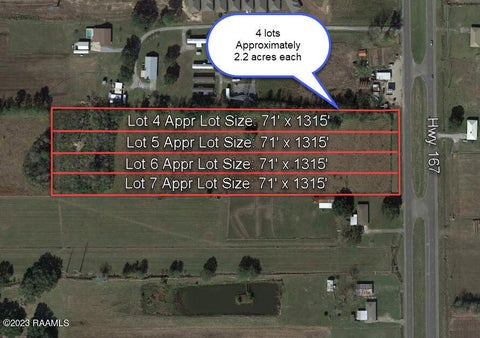 Photo of Tbd Highway 167, Maurice, LA 70555 (MLS # 2600008351)