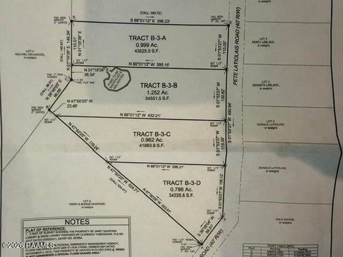 Photo of Tbd Pete Latiolais (Tract B-3-D) Road, Breaux Bridge, LA 70517 (MLS # 2600007643)