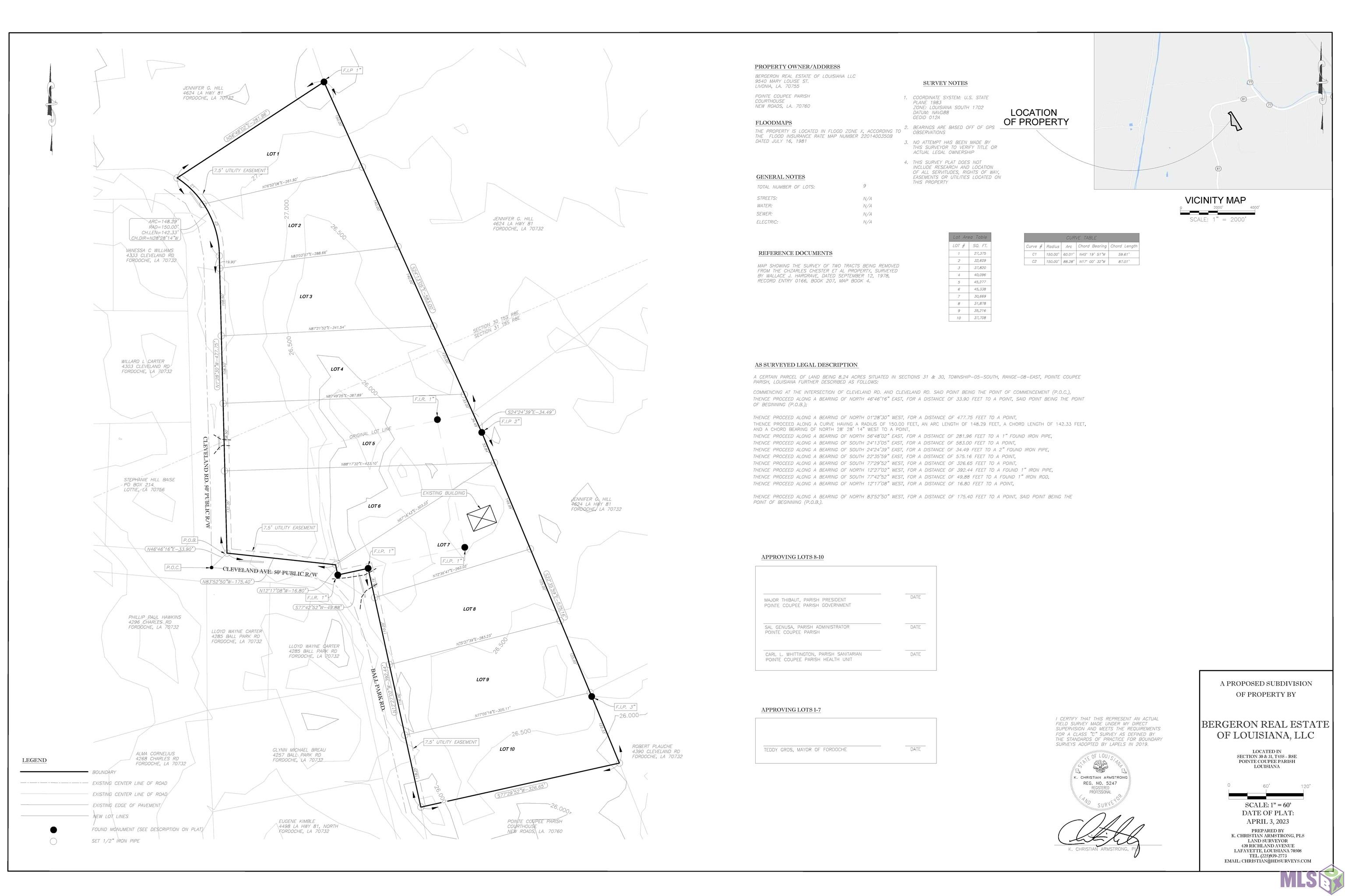 Lot 4 Cleveland Rd, Fordoche, Louisiana image 5