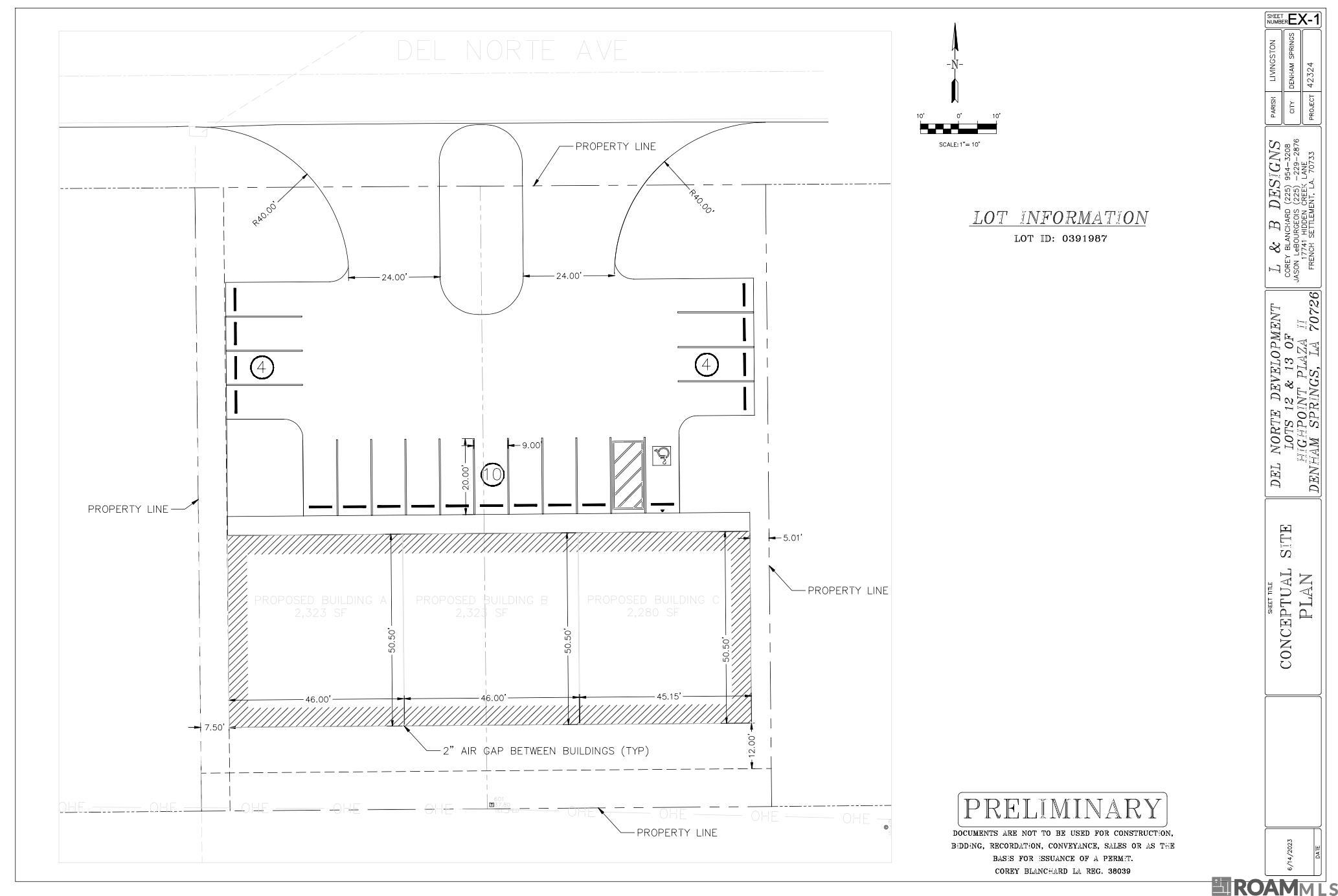 Lot 12A/12B Del Norte Ave, Denham Springs, Louisiana image 3