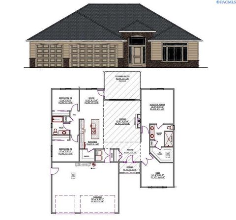 Photo of 8713 Dusty Maiden Dr, Pasco, WA 99301 (MLS # 287579)