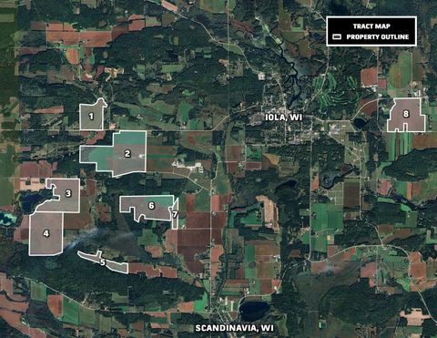 Tiny photo for 1,120.44Â± Acres Land Auction, Iola, WI 54945 (MLS # 2014107)