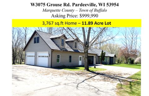 Photo of W3075 Grouse Road, Pardeeville, WI 53954 (MLS # 2021297)