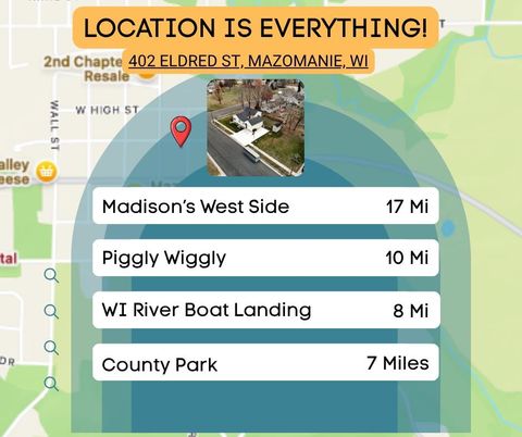 Tiny photo for 402 Eldred Street, Mazomanie, WI 53560 (MLS # 2012631)