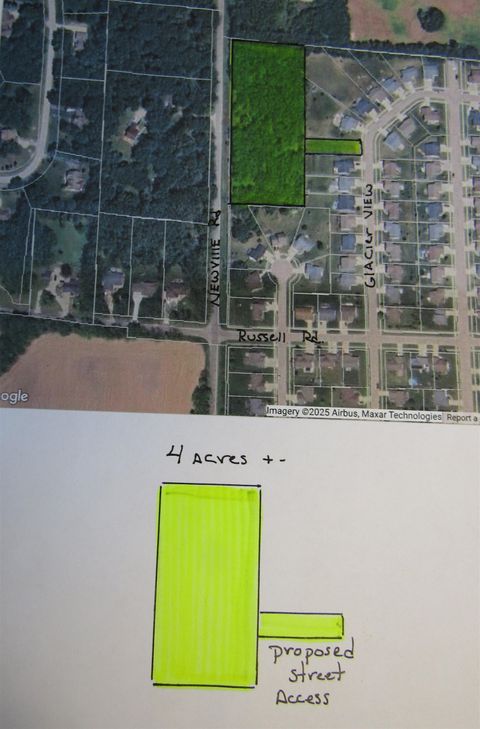 Photo of 4 acres +- Glacier View Court, Milton, WI 53563 (MLS # 2002678)