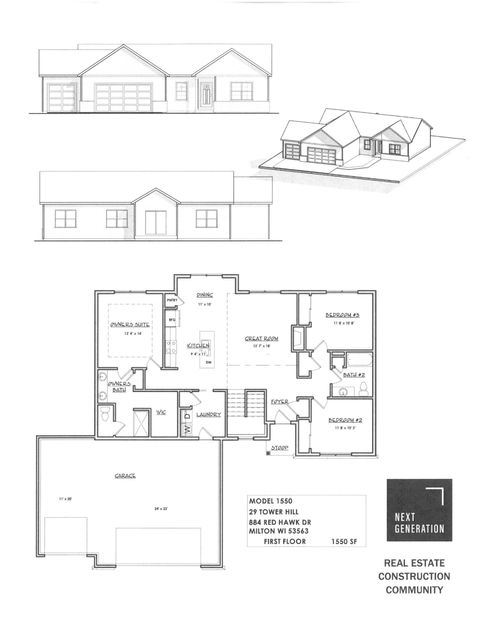 Photo of 884 Red Hawk Drive, Milton, WI 53563 (MLS # 2012328)