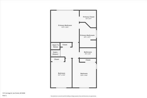 Tiny photo for 1171 Carriage Drive, Sun Prairie, WI 53590 (MLS # 2010312)