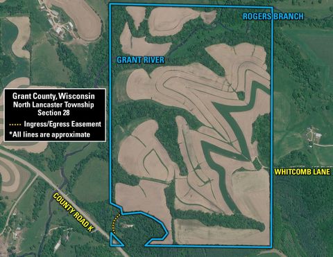 Tiny photo for 229.98Â± Acres Whitcomb Lane, Lancaster, WI 53813 (MLS # 2020126)