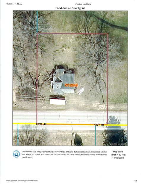 Tiny photo for 12649 W State Road 49 Road, Brandon, WI 53919 (MLS # 2011914)