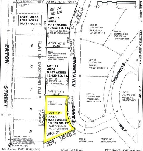 Tiny photo for L17 Stonehaven Drive, Green Lake, WI 54941 (MLS # 1990580)