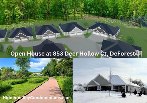 Photo of Unit 1 Deer Hollow Court, Deforest, WI 53532 (MLS # 2004563)
