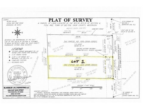 Photo of 008-0048-00000 County Road BD (Lot 1), Baraboo, WI 53913 (MLS # 2026396)