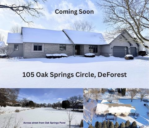 Photo of 105 Oak Springs Circle, DeForest, WI 53532 (MLS # 2015328)