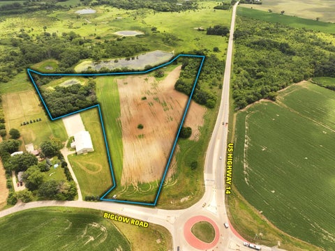 Photo of 19.79 M/L Acres Biglow Road, Brooklyn, WI 53521 (MLS # 2027832)