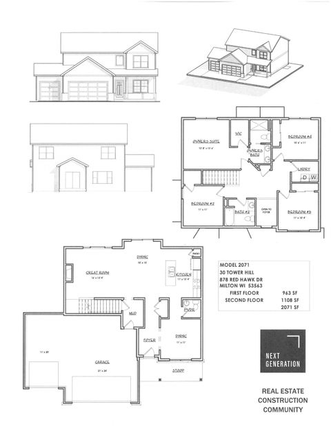 Photo of 878 Red Hawk Drive, Milton, WI 53563 (MLS # 2012329)