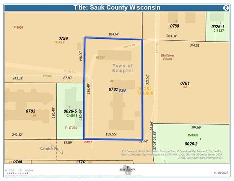 Tiny photo for E11062 Center Road, North Freedom, WI 53951 (MLS # 2012851)