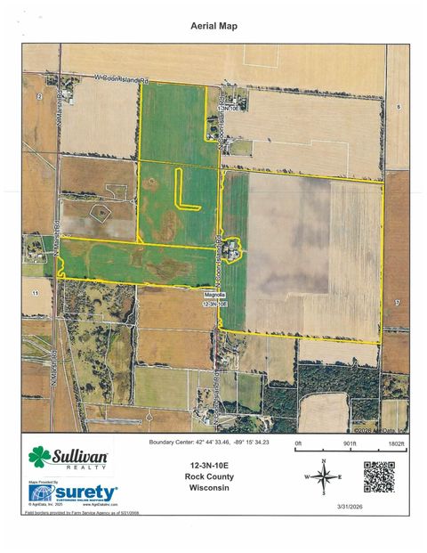 Photo of TBD N Coon Island Road, Evansville, WI 53536 (MLS # 2020400)