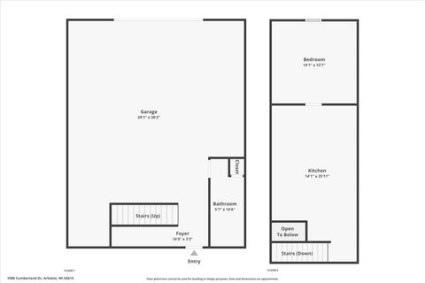 Tiny photo for 1988 Cumberland Drive, Arkdale, WI 54613 (MLS # 2001778)
