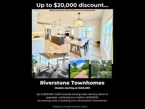 Tiny photo for Unit 4.4 Bellflower Drive, Deforest, WI 53532 (MLS # 2012608)