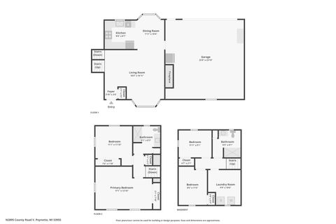 Tiny photo for N2895 County Road V, Poynette, WI 53955 (MLS # 2013058)