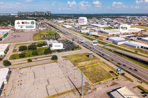 Vacant Land For Sale - 4702 W Kellogg Dr<br/> Wichita, KS 67209