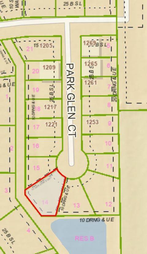 Vacant Land For Sale - 1233 E Park Glen Ct<br/> Clearwater, KS 67026