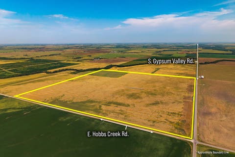 Vacant Land For Sale - 0000 S Gypsum Valley<br/> Gypsum, KS 67448