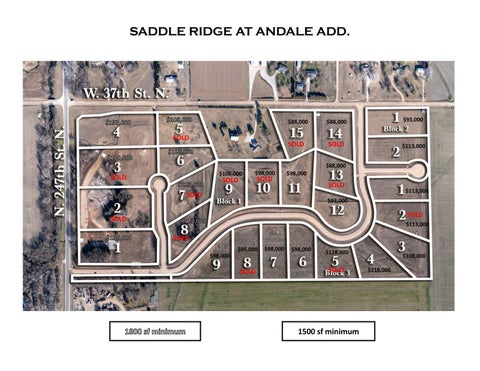 Vacant Land For Sale - LOT 1 BLK 3 Saddle Ridge At Andale<br/> Andale, KS 67001