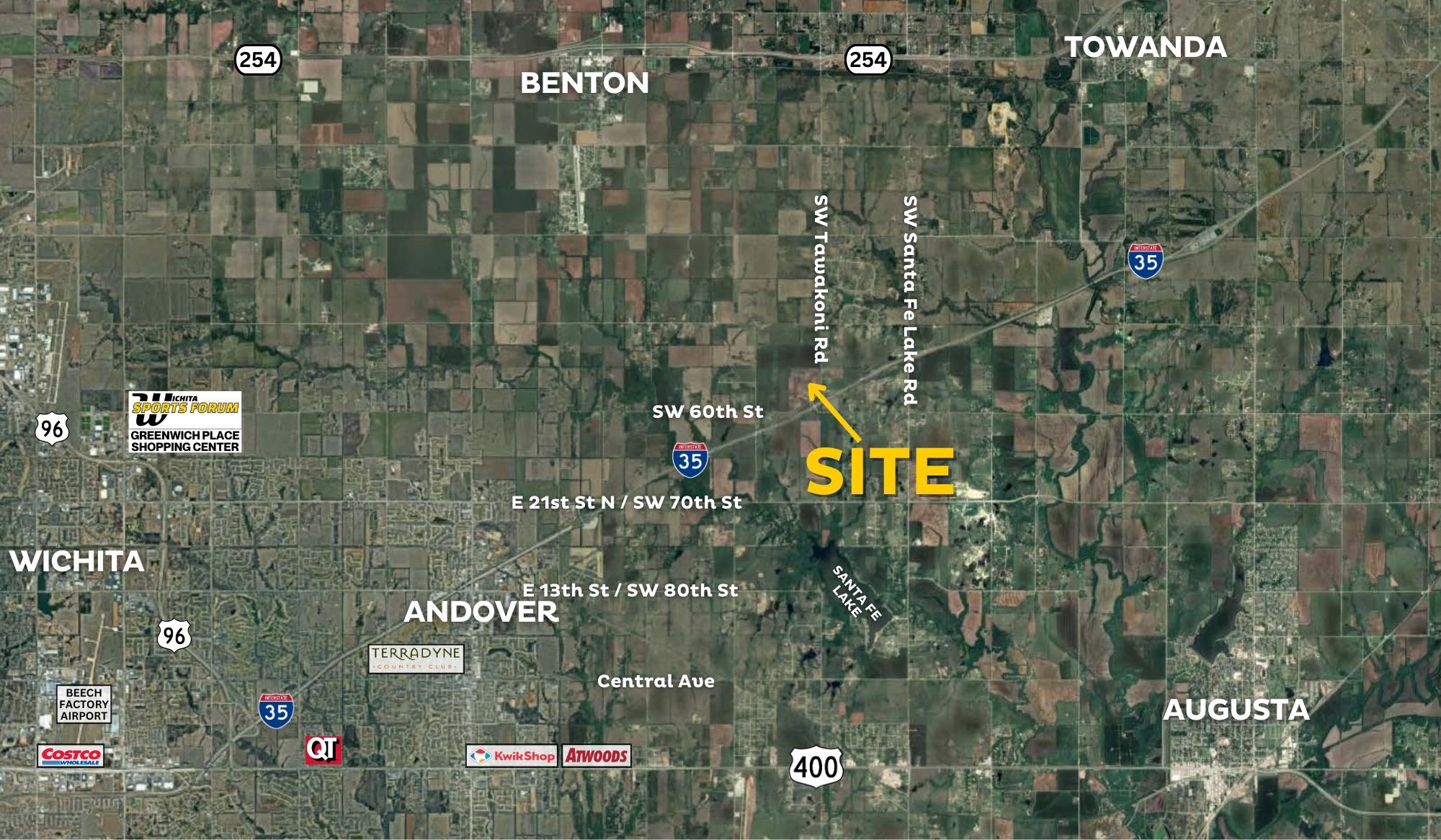 NW/c Of SW 60th & Sw Tawakoni Rd - Tract 1, Andover, Kansas image 2