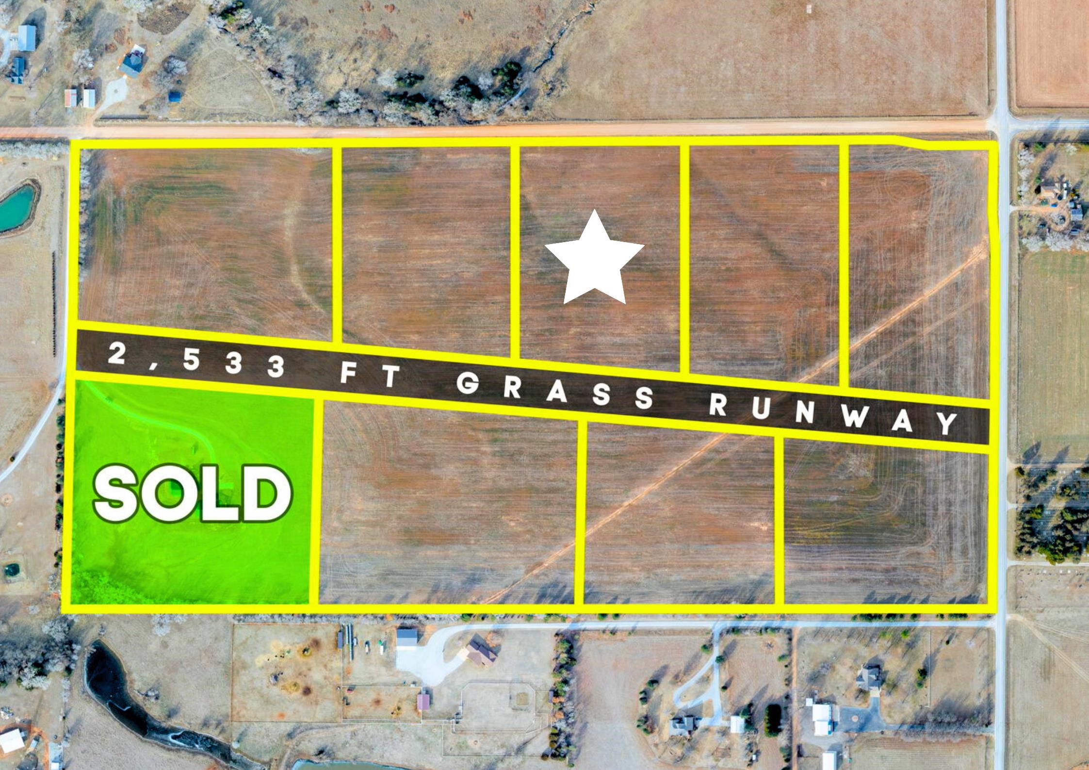 Lot 7 W South Fork Airpark, Cheney, Kansas image 1