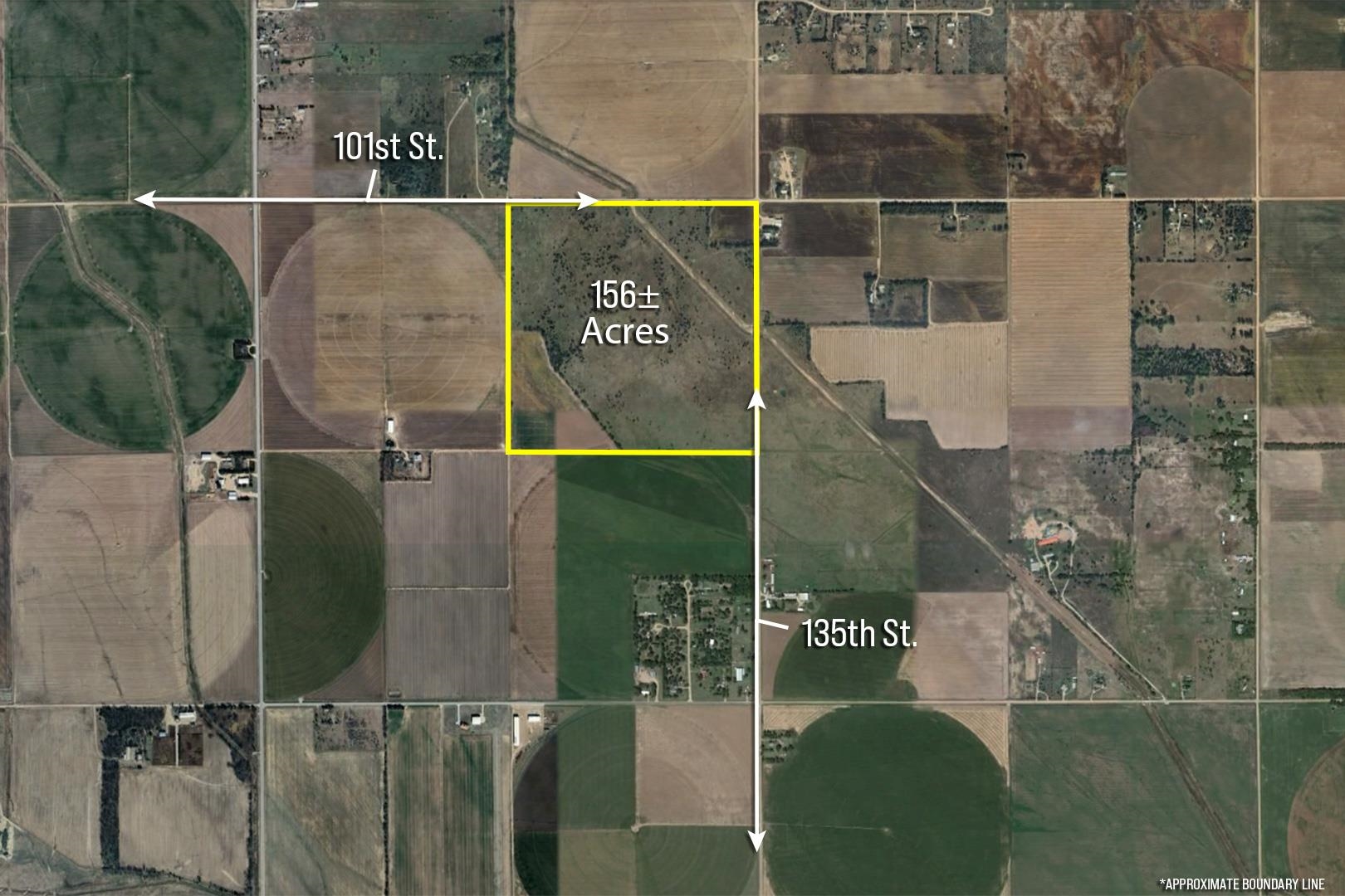 156 +/- Acres SW Corner Of 101st St. & 135th St, Sedgwick, Kansas image 1