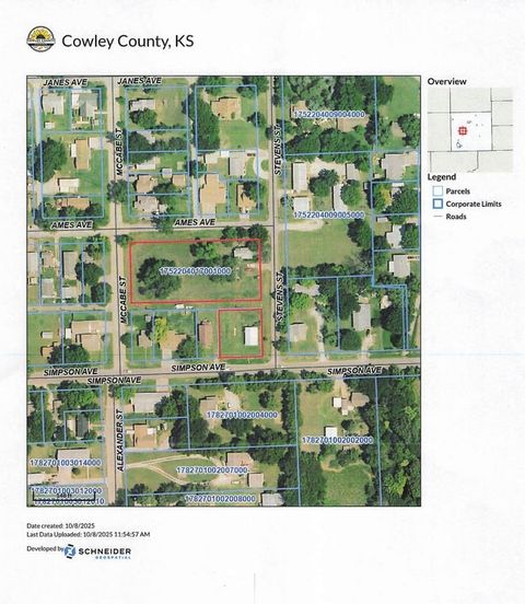 Vacant Land For Sale - TBD Simpson & Ames Ave<br/> Cowley County, Winfield, KS 67156