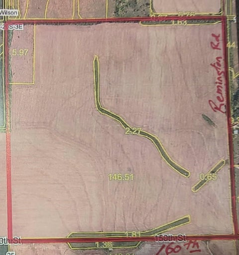 Vacant Land For Sale - 150TH AND Remington<br/> Marion County, Marion, KS 66861