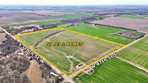 Vacant Land For Sale - SW/C West 47th St S & S 119th St W<br/> Sedgwick County, Clearwater, KS 67026