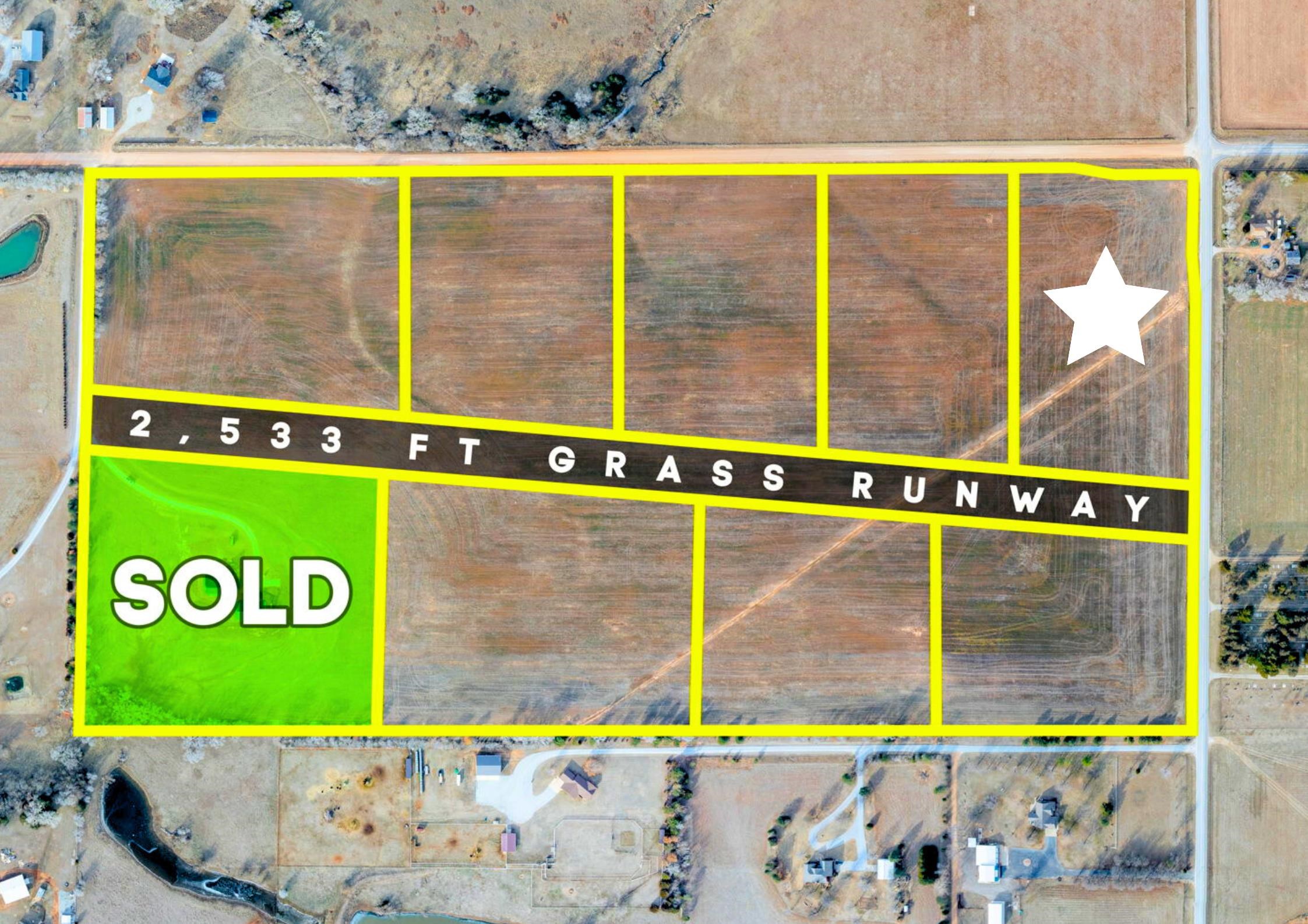Lot 9 W South Fork Airpark, Cheney, Kansas image 1