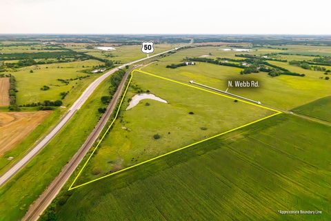 Vacant Land For Sale - 7997 N N Webb Rd<br/> Harvey County, Walton, KS 67151