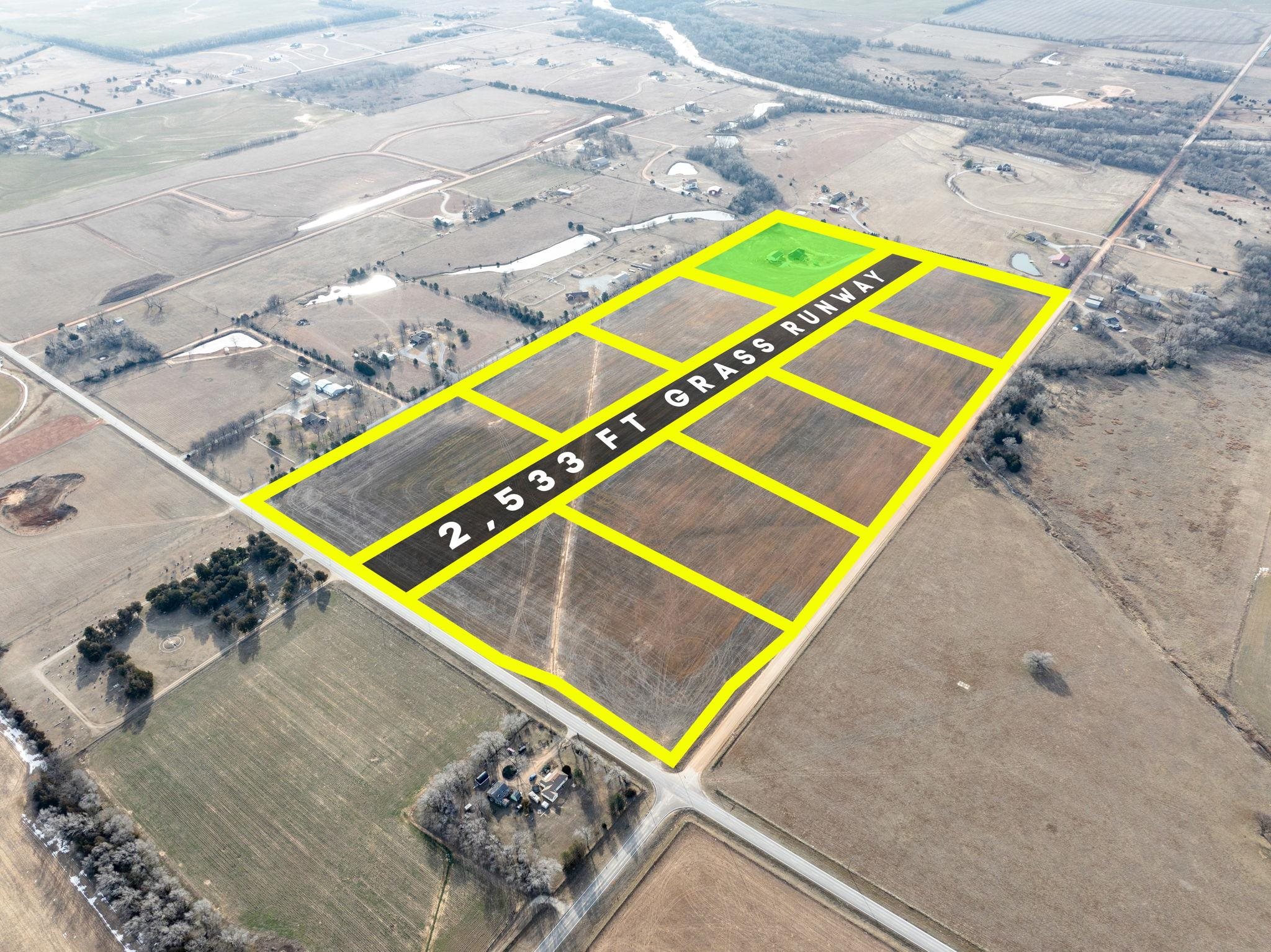 Lot 7 W South Fork Airpark, Cheney, Kansas image 3