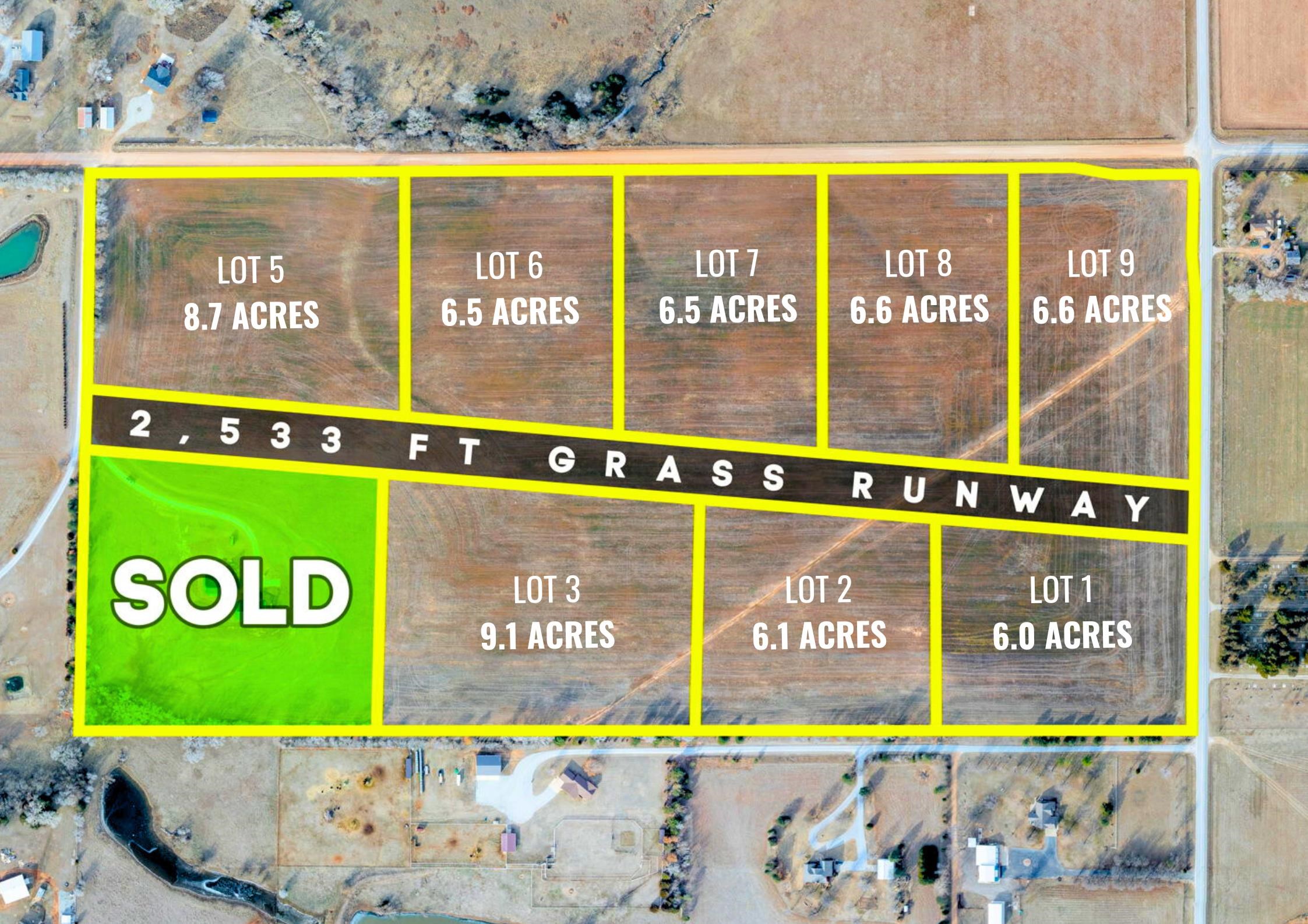 Lot 7 W South Fork Airpark, Cheney, Kansas image 2